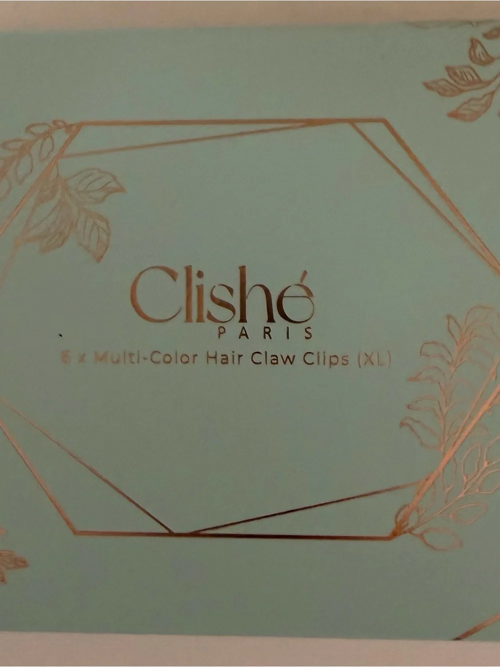 Clishe Paris Matte Multicolor XL Claw Clip 6 Piece Set